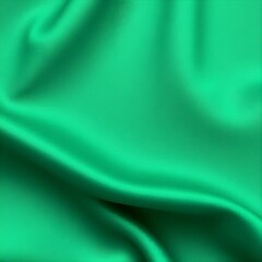 Obraz premium A vibrant emerald green background with smooth, satin-like texture, providing a sense of sophistication and calm