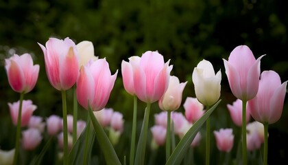 春のチューリップ