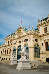 Obraz premium The Belvedere palace in Vienna, Austria