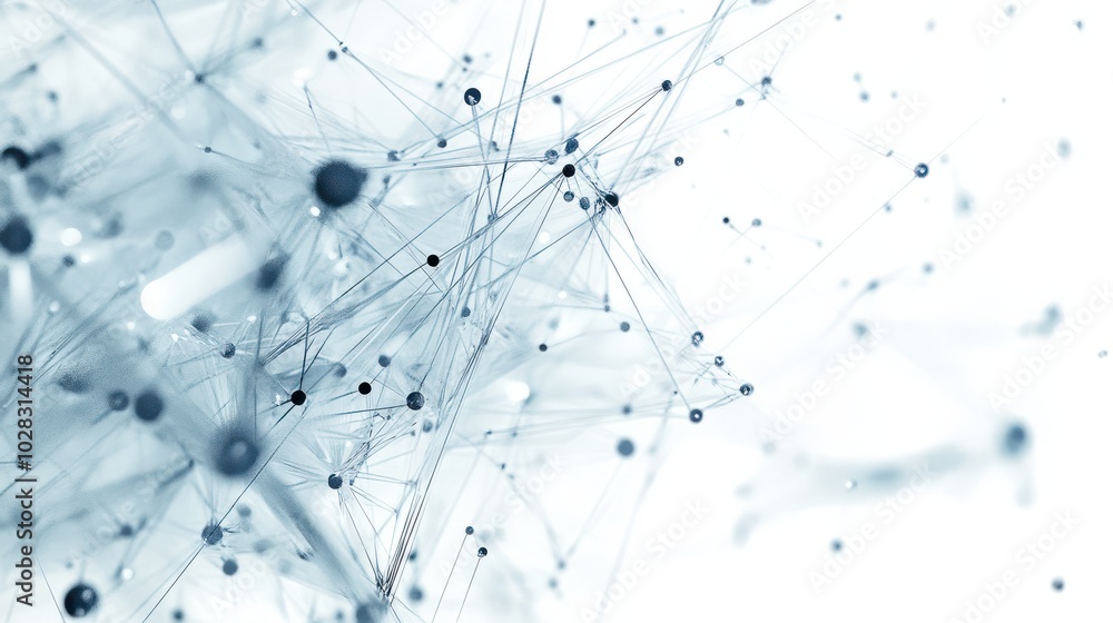 Poster abstract tech: navigating global communication and data analysis in white background - cyber explora