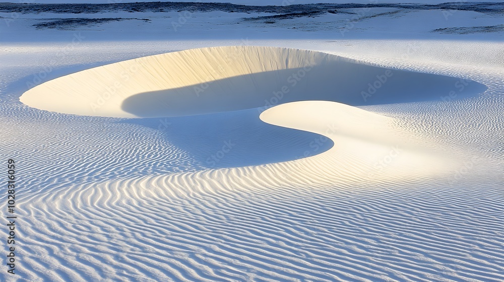 Aufkleber mesmerizing patterns in the endless desert
