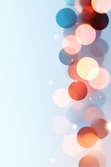 Bokeh light circles creating a dreamy visual composition