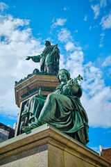 Obraz premium Monument to Emperor Franz I, Vienna