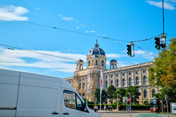 Natural History Museum Vienna in Summer