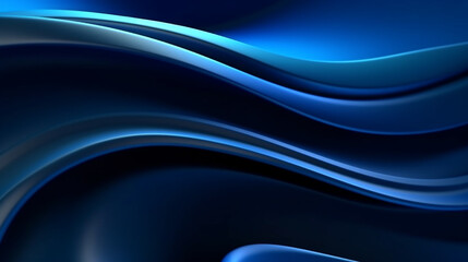 Futuristic abstract background with flowing shapes. vibrant abstract waves in blue and red tones gracefully flowing against a dark background creating a dynamic visual effect
