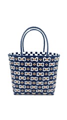 woven basket plastic on isolated white background
