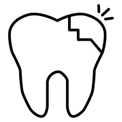 Tooth Decayed Icon