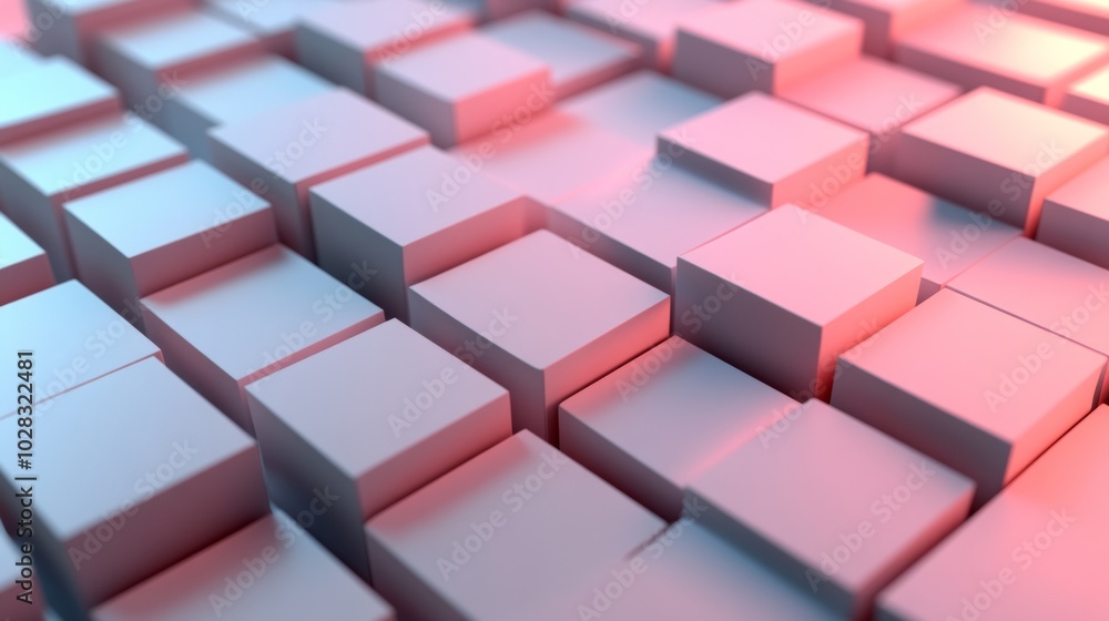 Poster a close up of a white block patterned surface