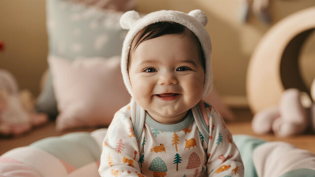 potrait smail baby