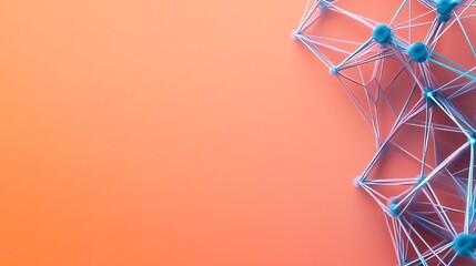 Blockchain disruption, virtual hologram, tech transformation, futuristic ambiance