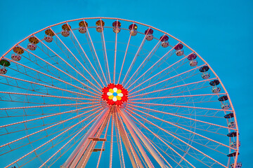 The ferris wheel of Vienna