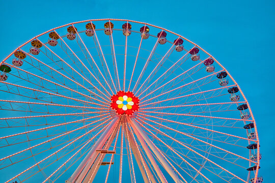 The ferris wheel of Vienna