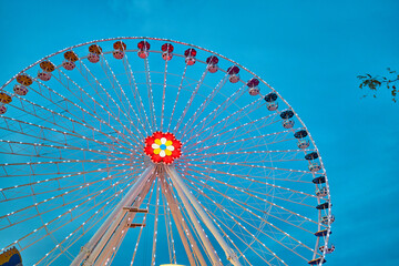 The ferris wheel of Vienna