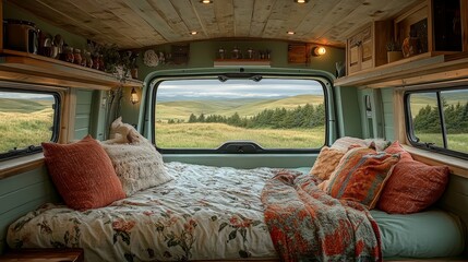 Sleek and Efficient Tiny House Van Conversion Optimized for Comfortable Mobile Living