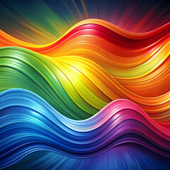 Obraz premium abstract background with colorful waves