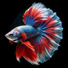 Fototapeta premium halfmoon betta fish
