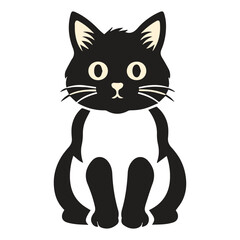 Halloween Cute Cat Silhouette Clipart