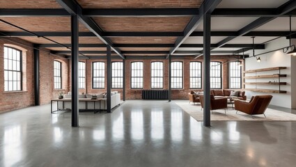 Industrial loft conversion with Industrial loft conversion.