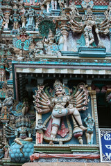 Meenakshi temple or Minakshi Sundareshwara Temple Madurai Tamil nadu India