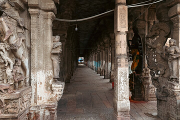 Meenakshi temple or Minakshi Sundareshwara Temple Madurai Tamil nadu India