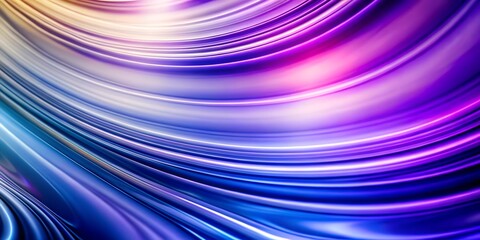 Fototapeta premium Abstract vibrant wave pattern in shades of blue, purple, and pink, with smooth curves and glowing highlights, creating a futuristic, dynamic, and energetic effect.