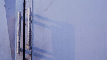 Rustic gray steel board with geometric lines, retro vintage background, copy space, cyberpunk futuristic  sci-fi concept idea