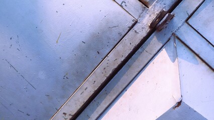 Rustic gray steel board with geometric lines, retro vintage background, copy space, cyberpunk futuristic  sci-fi concept idea