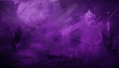 Fototapeta premium Deep Violet Grunge Texture with Abstract Scratches and Dark Stains for Bold Design Concepts or Distressed Aesthetic Backgrounds in Modern, Artistic, or Industrial Themed Visual Projects