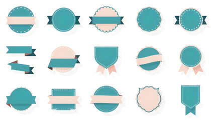 sale promotion badge shape ribbon