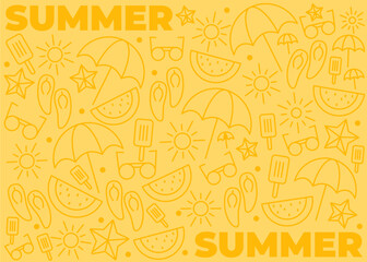 Summer pattern design