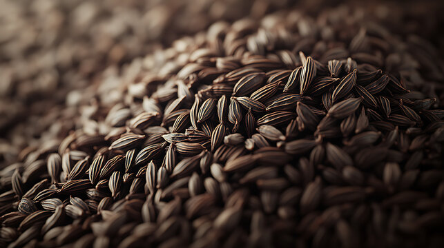Cumin: With a warm, earthy aroma and slightly bitter flavor, cumin seeds are used whole or ground.