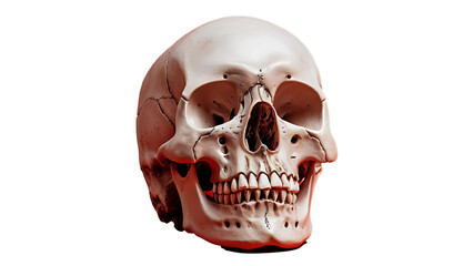 Obraz premium human skull isolated 