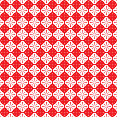 Red circles on a white background. Pattern design. Wallpaper design