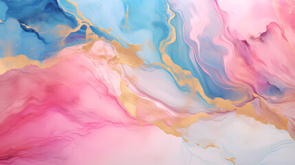 Fototapeta premium Dreamy flow of soft colors