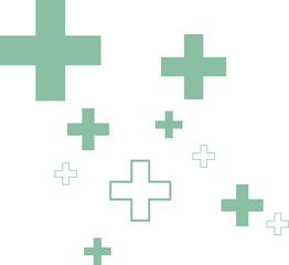 Obraz premium Medical Cross Ornament