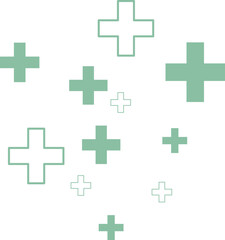 Obraz premium Medical Cross Ornament