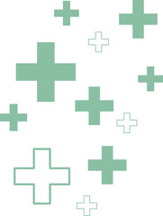 Fototapeta premium Medical Cross Ornament