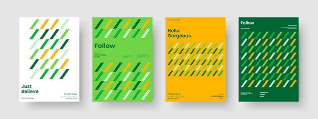 Naklejka premium Geometric Book Cover Template. Abstract Flyer Design. Modern Report Layout. Poster. Banner. Background. Business Presentation. Brochure. Handbill. Journal. Catalog. Advertising. Leaflet. Notebook