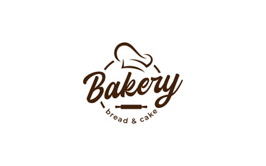 bakery logo design vector illustration