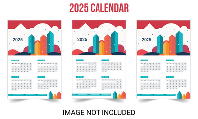 A professional corporate calendar for 2025 with a beautiful design..