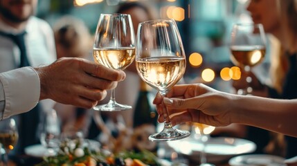 a restaurant hosting a special event for its loyal clientele, symbolizing appreciation and building strong customer relationships