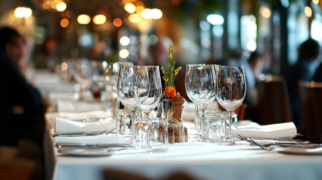 a restaurant hosting a special event for its loyal clientele, symbolizing appreciation and building strong customer relationships