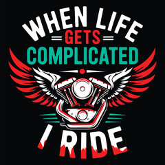 Obraz premium Unique Motorcycle T-Shirt Designs: Ride in Style.