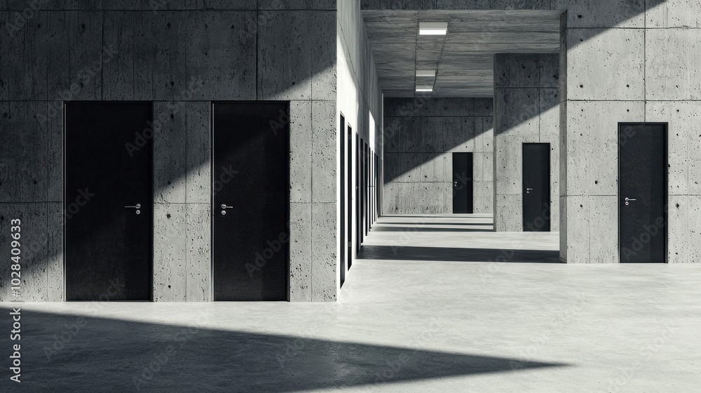 Poster a series of locked doors where workers must ask permission from the manager to move forward with eac