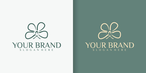 creative beautiful butterfly logo design, butterfly illustration logo