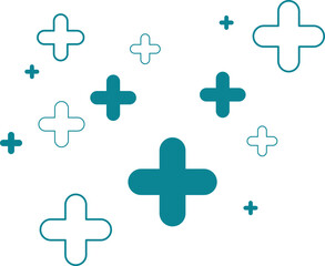 Obraz premium Medical Cross Ornament