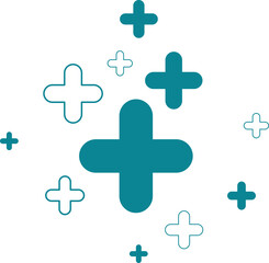 Fototapeta premium Medical Cross Ornament