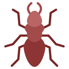 Red Ant Illustration for Educational Purposes