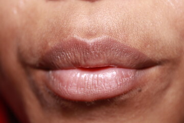 lips a macro shot of Indian teenage girl mouth, expression lips, lip expression, lips expressions, expensive lips.