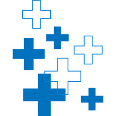 Obraz premium Medical Cross Ornament